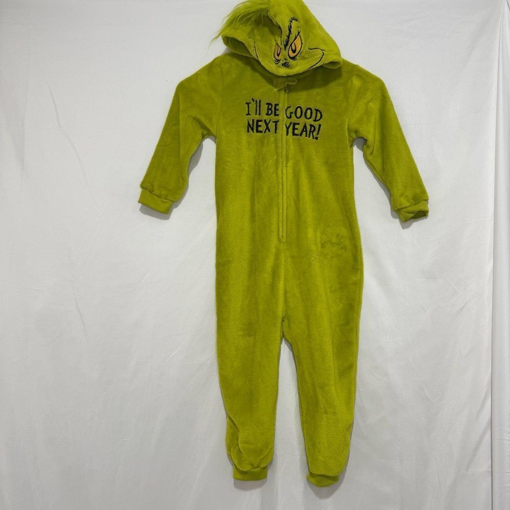 Kids Dr. Seuss Grinch Hooded Pajamas